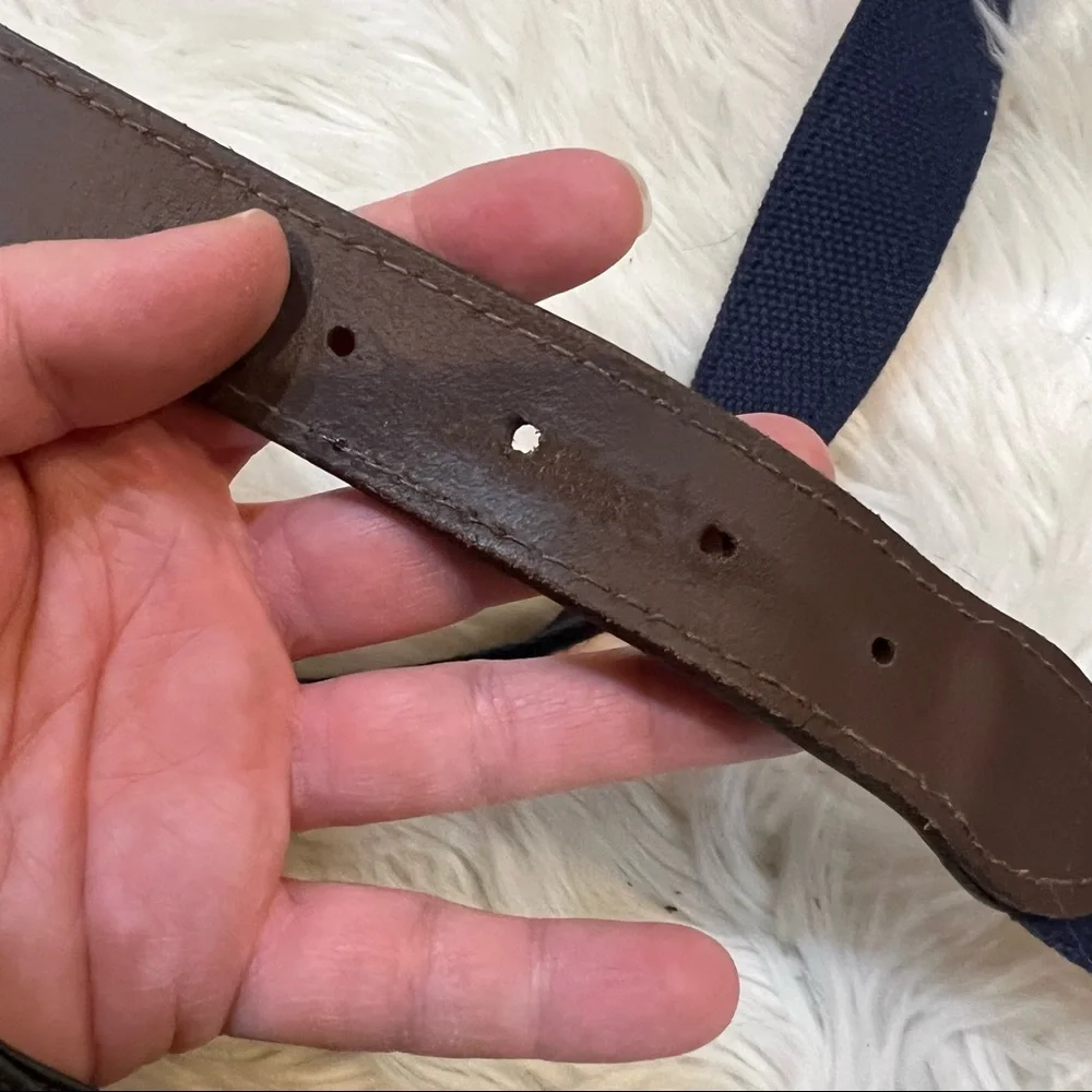 The Belted Cow Co Orange & Blue Lobster Belt Men’s Size 50
